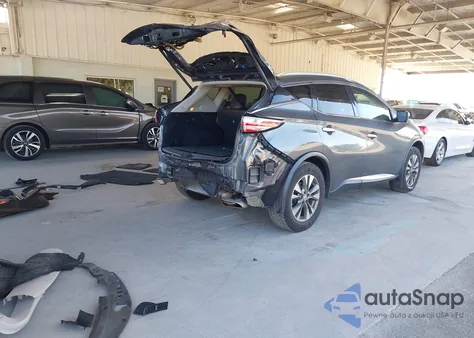 2015 Nissan Murano Sl z USA, uszkodzony, nr VIN 5N1AZ2MGXFN218791